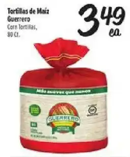 El Super Guerrero corn tortillas offer
