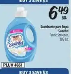 El Super Sunwet fabric softener offer