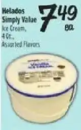 El Super Helados Simply Value Ice Cream offer