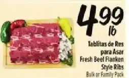 Fiesta Mart Fresh Beef Flanken Style Ribs offer