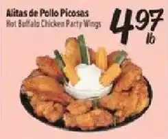 Fiesta Mart Alitas de Pollo Picosas Hot Buffalo Chicken Party Wings offer