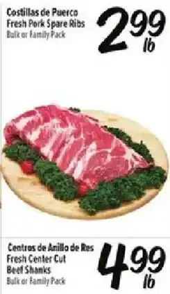 Fiesta Mart Fresh Pork Spare Ribs offer