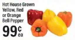 Lowes Foods Hot House Grown Yellow, Red or Orange Bell Pepper offer
