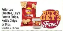 Lowes Foods Frito-Lay Cheetos, Lay's Potato Chips, Kettle Chips or Dips offer