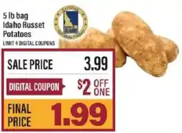 Lowes Foods Idaho russet potatoes offer