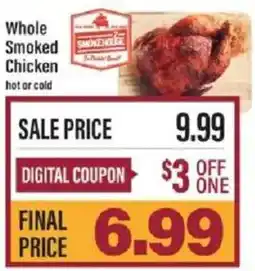Lowes Foods Smokehouse whole smoked chicken offer