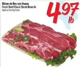 Fiesta Mart Fresh Beef Chuck Steak Bone-In offer