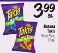 Fiesta Mart Botana Takis offer