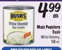 Fiesta Mart Bush's White Hominy offer
