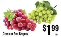 Jons International Green or Red Grapes offer