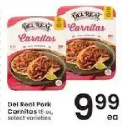 Albertsons Del Real Pork Carnitas offer
