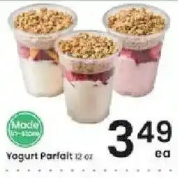 Albertsons Yogurt Parfait offer
