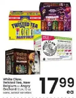 Albertsons White Claw Twisted Tea New Belgium or Angry Orchard offer