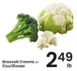 Albertsons Broccoli Crowns or Cauliflower offer