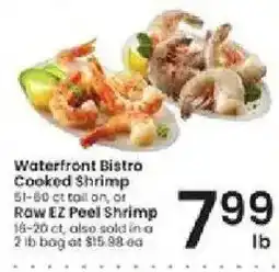Albertsons Waterfront Bistro Cooked Shrimp or Raw EZ Peel Shrimp offer