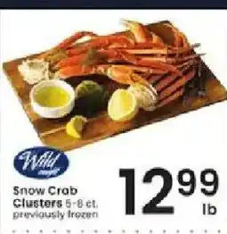 Albertsons Wild Snow Crab Clusters offer