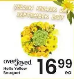 Albertsons overjoyed hello yellow bouquet offer