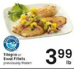 Albertsons Tilapia or Swai Fillets offer