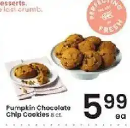 Albertsons Pumpkin Chocolate Chip Cookies offer