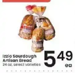 Albertsons Izzio Sourdough Artisan Bread offer