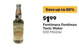 Grocery Outlet Fentimans Fentiman Tonic Water offer