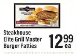 Lowes Foods No Name Steakhouse Elite Grill Master Burger Patties offer