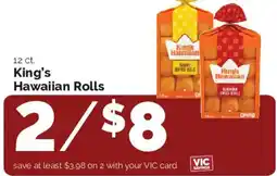 Harris Teeter King's Hawaiian Rolls offer