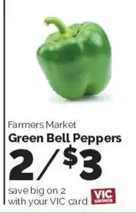 Harris Teeter Farmers Market Green Bell Peppers offer