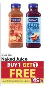 Harris Teeter Naked Juice offer