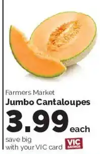 Harris Teeter Farmers Market Jumbo Cantaloupes offer