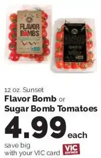 Harris Teeter Sunset Flavor Bomb or Sugar Bomb Tomatoes offer