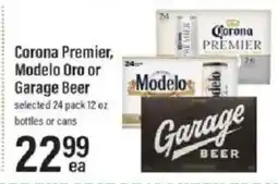 Lowes Foods Corona Premier, Modelo Oro or Garage Beer offer