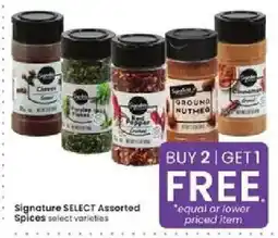 Albertsons Signature Select Assorted Spices offer