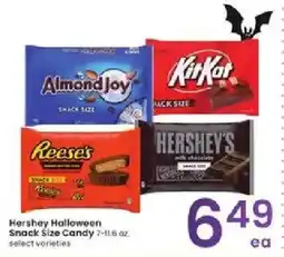 Albertsons Hershey Halloween Snack Size Candy offer