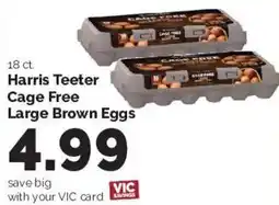 Harris Teeter Harris Teeter cage free large brown eggs offer