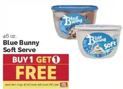 Harris Teeter Blue Bunny Soft Serve offer