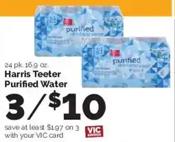 Harris Teeter Harris Teeter Purified Water offer