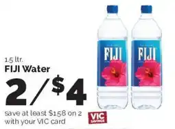 Harris Teeter Fiji Water offer