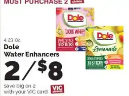 Harris Teeter Dole Water Enhancers offer