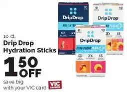Harris Teeter Drip Drop Hydration Sticks offer