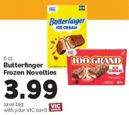 Harris Teeter Butterfinger frozen novelties offer