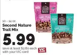 Harris Teeter Second Nature Trail Mix offer