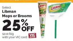 Harris Teeter Libman Mops or Brooms offer