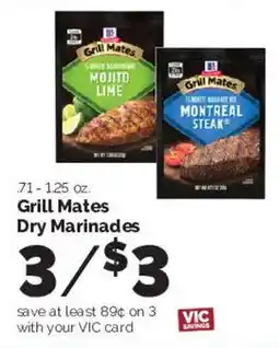 Harris Teeter Grill Mates Dry Marinades offer