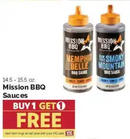 Harris Teeter Mission BBQ Sauces offer