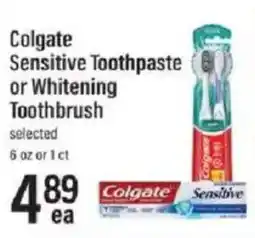 Lowes Foods Colgate sensitive toothpaste or whitening toothbrush offer