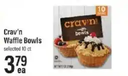 Lowes Foods Crav'n Waffle Bowls offer