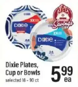 Lowes Foods Dixie Plates, Cup or Bowls offer