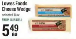 Lowes Foods Lowes Foods Cheese Wedge offer