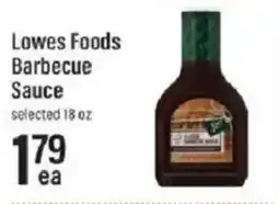 Lowes Foods Lowes Foods Barbecue Sauce offer